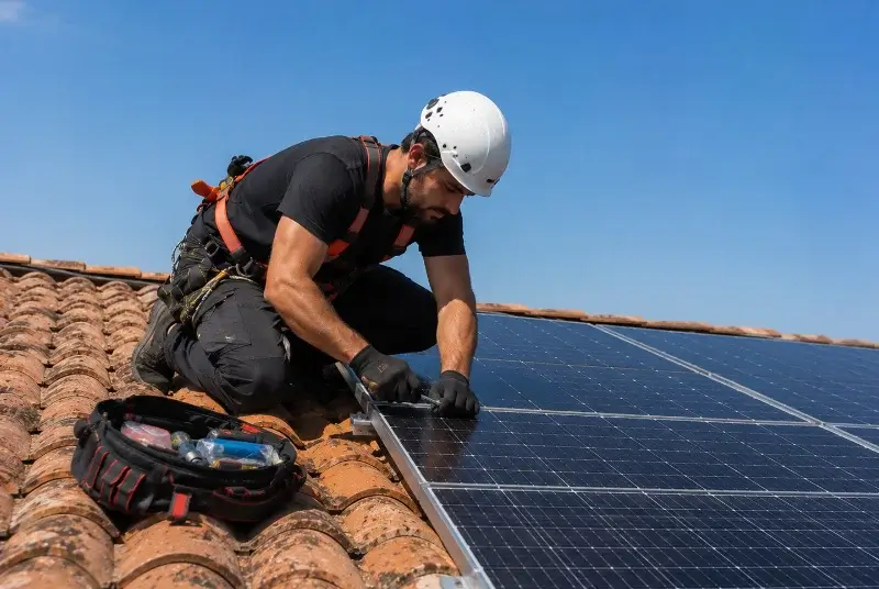 Maintenance et monitoring de panneaux solaires à Saint-Jean