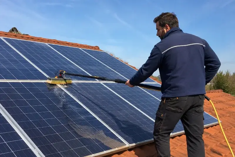 Nettoyage et entretien de panneaux solaires à Saint-Jean